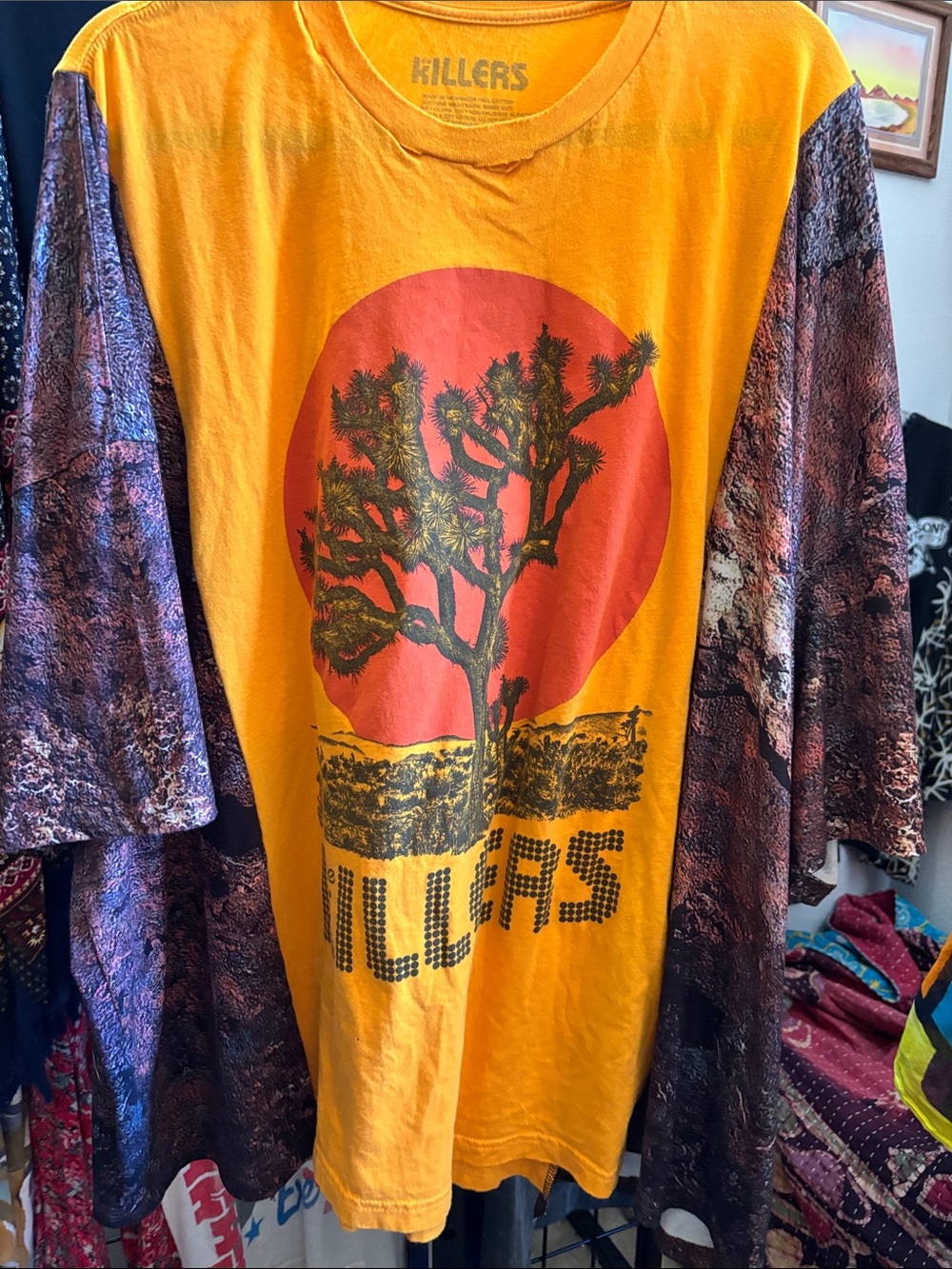 The Killers Women’s Yellow Graphic Long-Sleeve Top